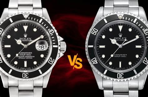 go for rolex submarin date or no date|Rolex no date vs date.